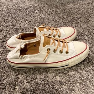 Converse All Stars size 9.5, like new. Off white.